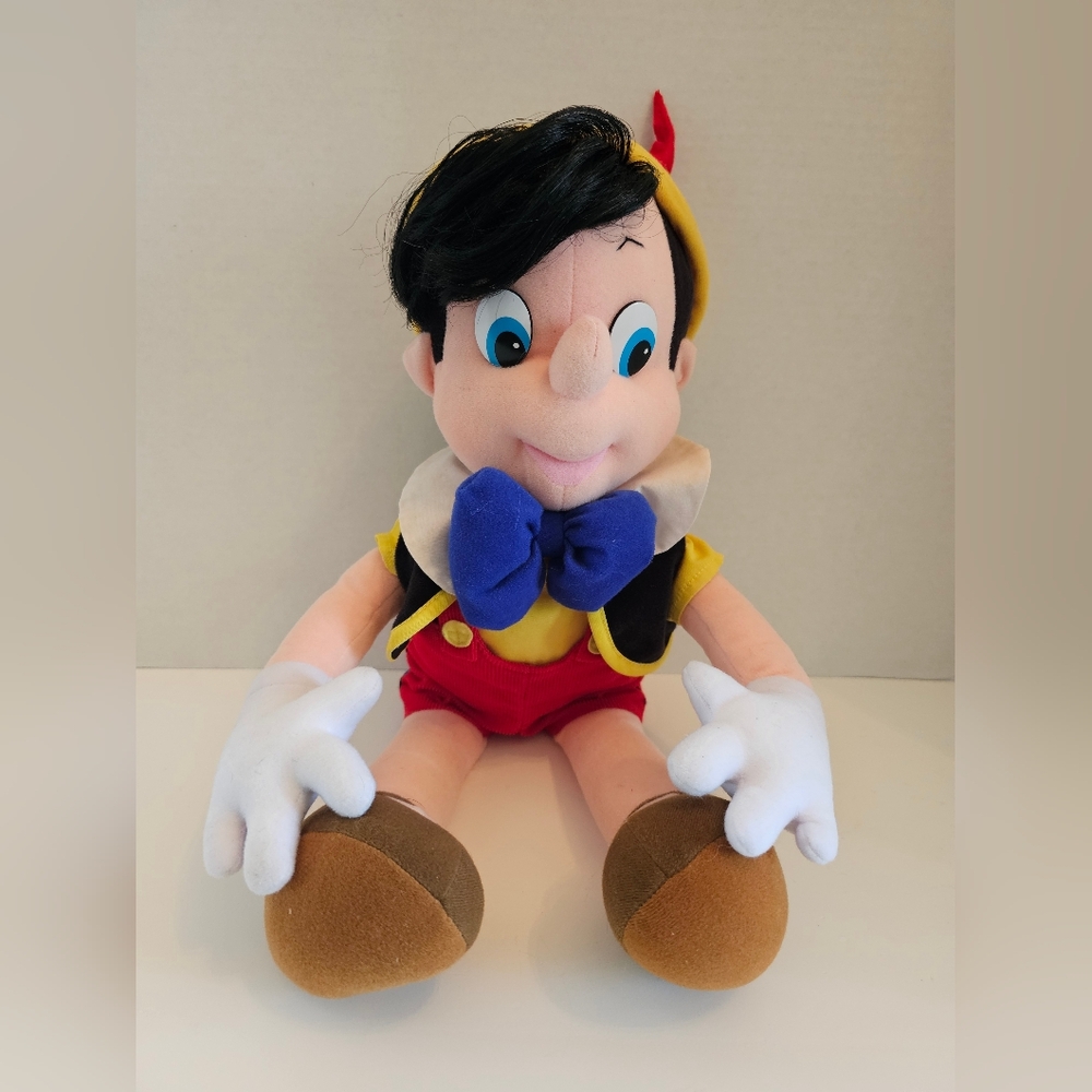 Pinocchio 18” Plush Stuffed Toy Doll Vtg 1992 Mattel Walt Disney